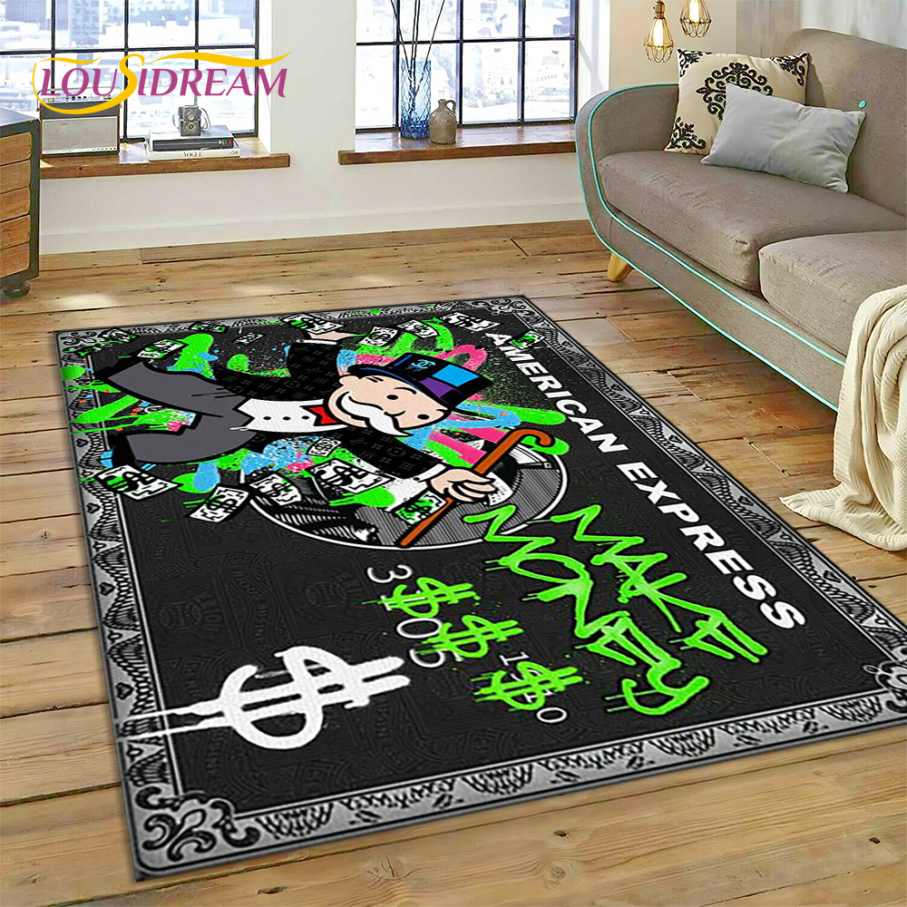 3D Printing Online - Game Dollar Monopoly Cartoon Money Rug