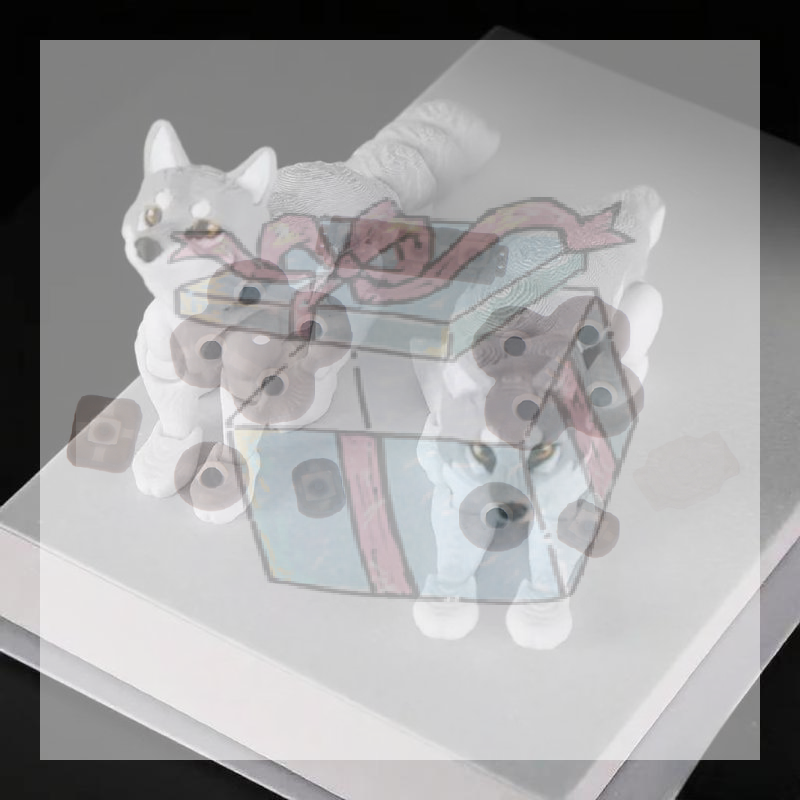 3D Printing Metal - 3D Printed Articulated Husky Figurine With