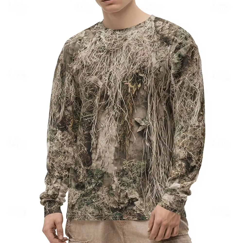 Men's Camo Animal Print Long S - 3D Printing Jersey 리뷰 및 가격