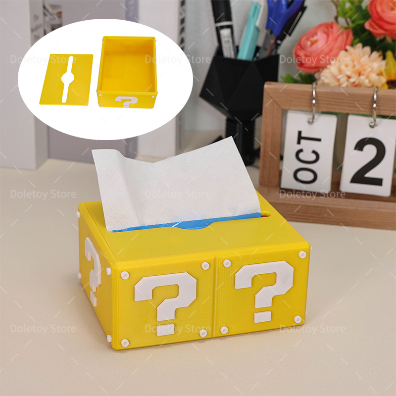 Question Mark Block Tissue Box - 3D Printing Questions 리뷰 및 가격