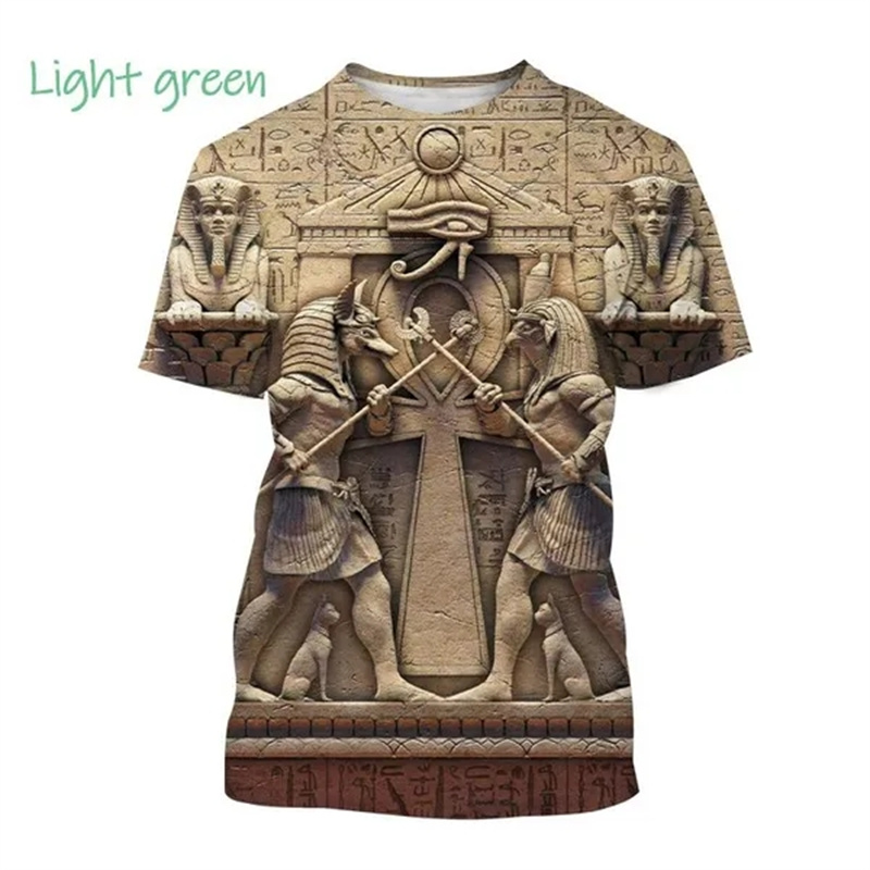 Summer New Pharaoh 3D Print T- - 3D Printing Online 리뷰 및 가격