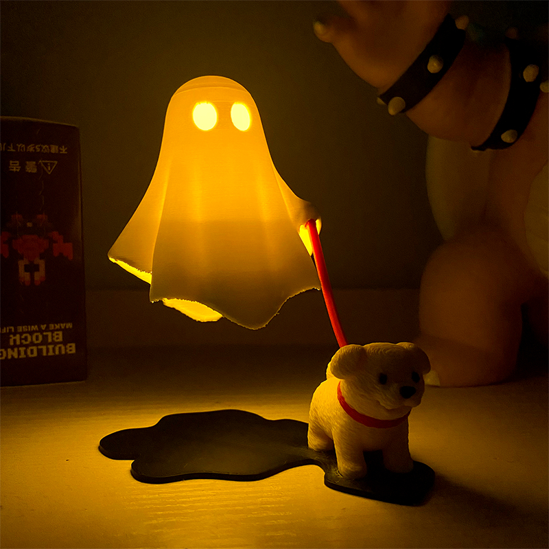 3D Printed Cute Ghost With Dog - 3D Printing Ghosting 리뷰 및 가격