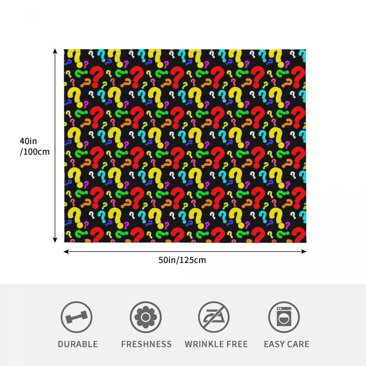 Colorful Question Mark Pattern - 3D Printing Questions 리뷰 및 가격