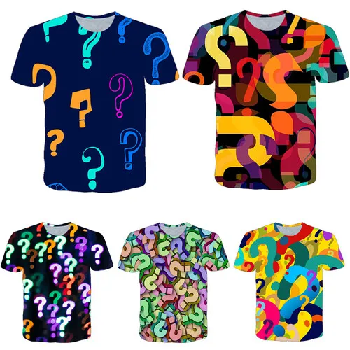 Interesting Question Mark T-sh - 3D Printing Questions 리뷰 및 가격