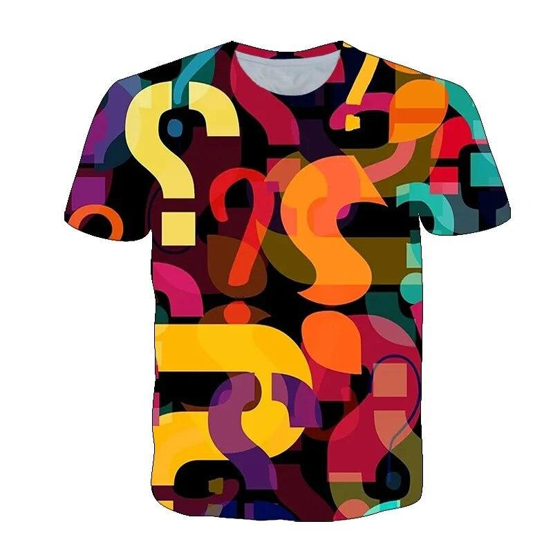Fun Question Mark T Shirt For  - 3D Printing Questions 리뷰 및 가격