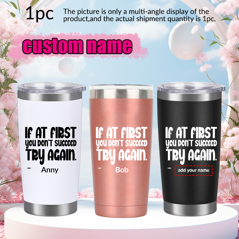 1pc Customized Name 20oz Car C - 3D Printing Steel 리뷰 및 가격
