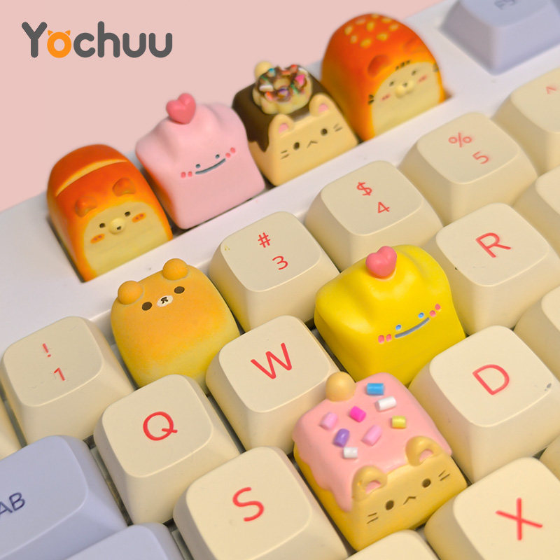 Cute Versatile Ghost Keycaps 1 - 3D Printing Ghosting 리뷰 및 가격