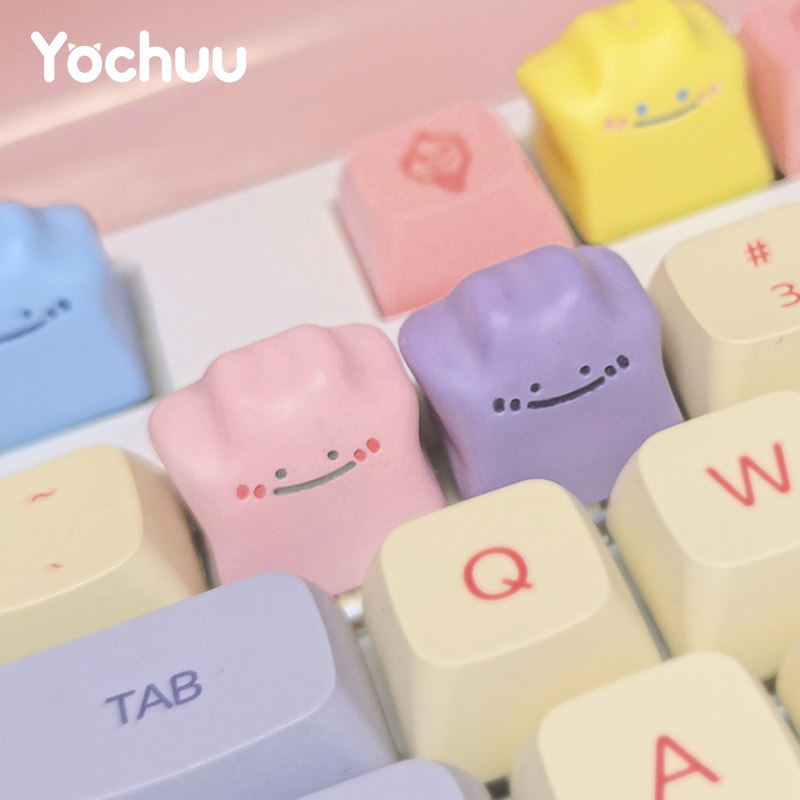 Cute Versatile Ghost Keycaps 1 - 3D Printing Ghosting 리뷰 및 가격