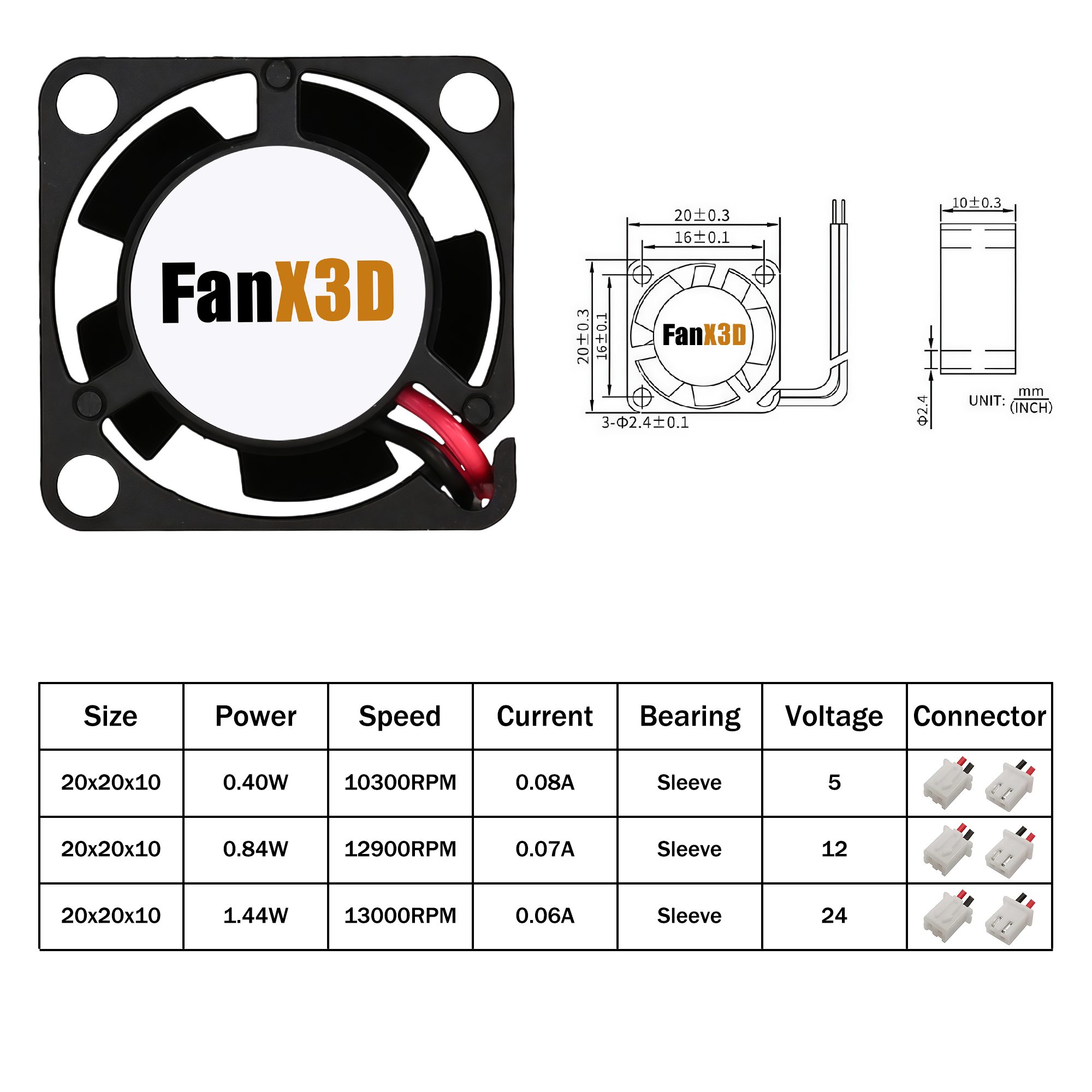 20x20x10MM 2010 DC 5V 12V 24V  - 3D Printing Machine 리뷰 및 가격