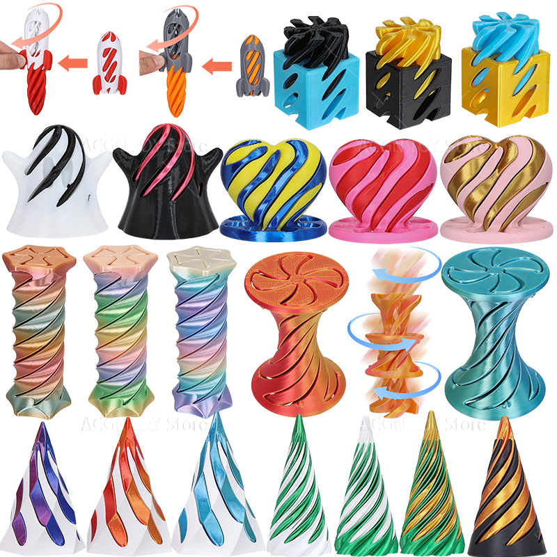 31 Styles 3D Printed Spiral Co - 3D Printing Ghosting 리뷰 및 가격