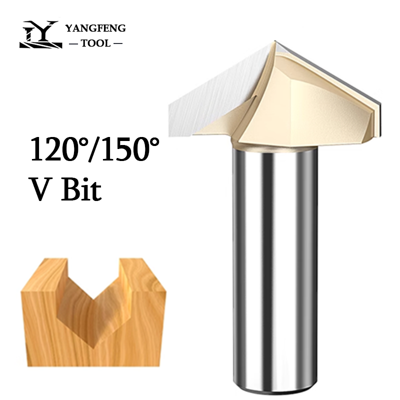 120 150 Degree V Bit 1/2 Shank - 3D Printing Online 리뷰 및 가격