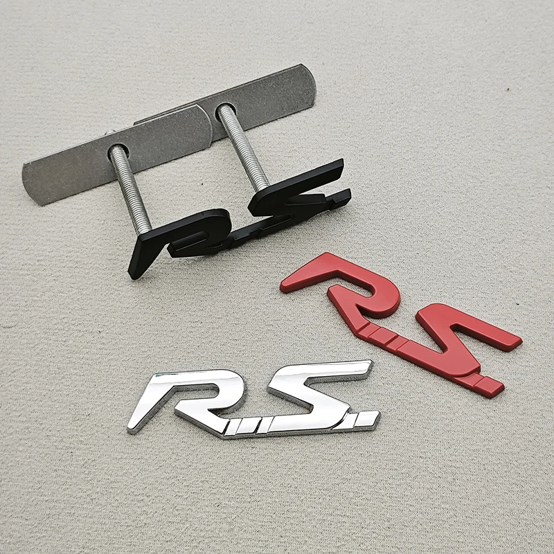 3D Metal RS Logo Car Rear Trun - 3D Printing Online 리뷰 및 가격
