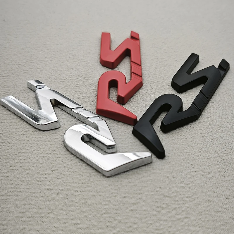 3D Metal RS Logo Car Rear Trun - 3D Printing Online 리뷰 및 가격