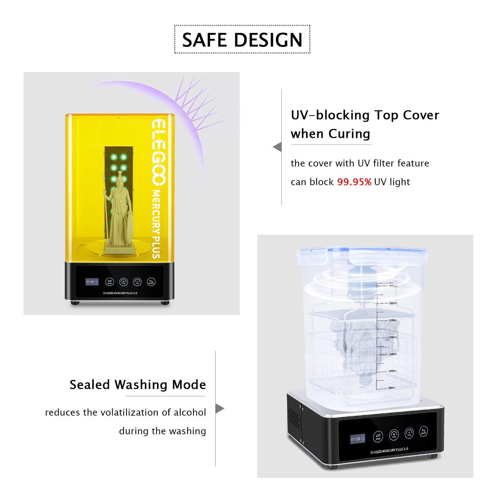 ELEGOO   Plus 2.0 Wash and Cur - 3D Printing Machine 리뷰 및 가격