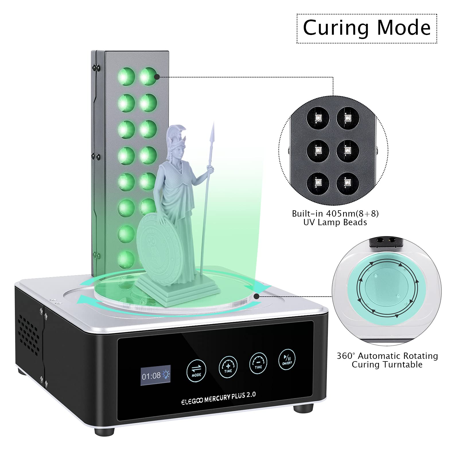 ELEGOO   Plus 2.0 Wash and Cur - 3D Printing Machine 리뷰 및 가격