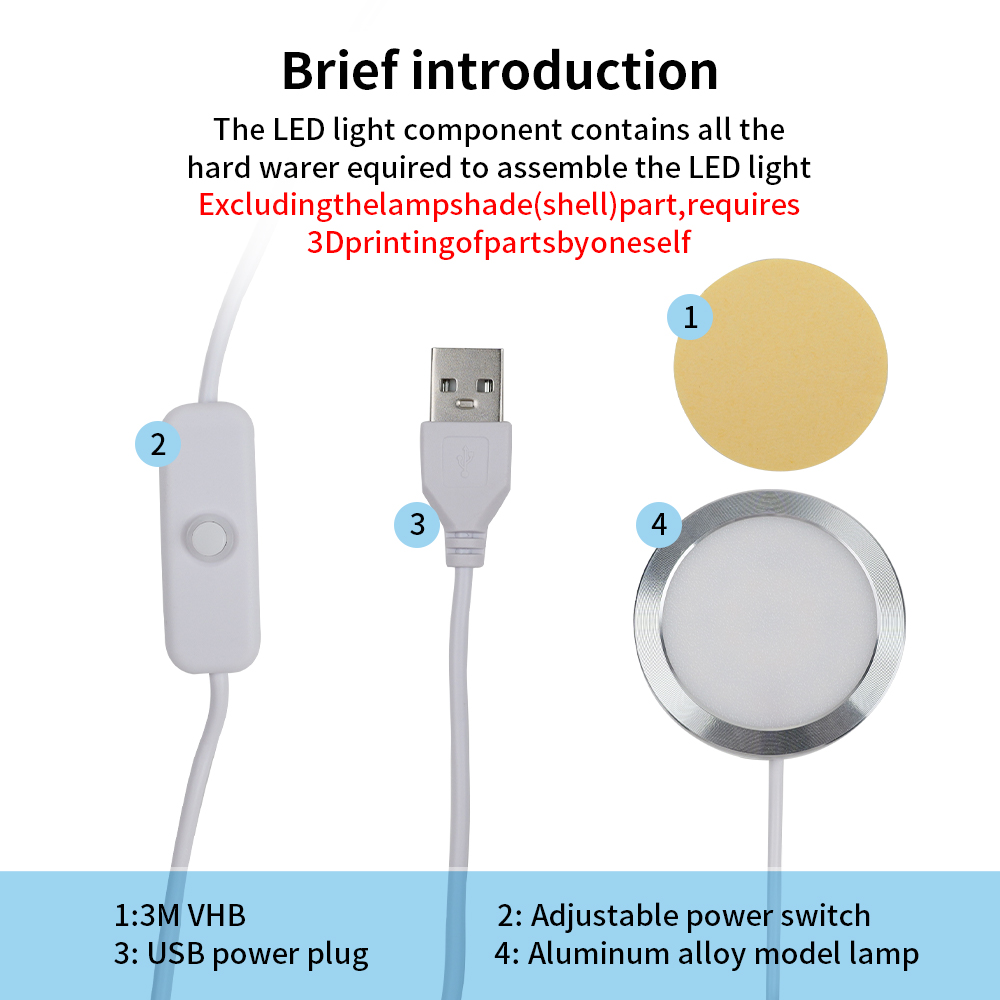 For Bambu Lab Led Lamp Kit 001 - 3D Printing Glue Stick 리뷰 및 가격