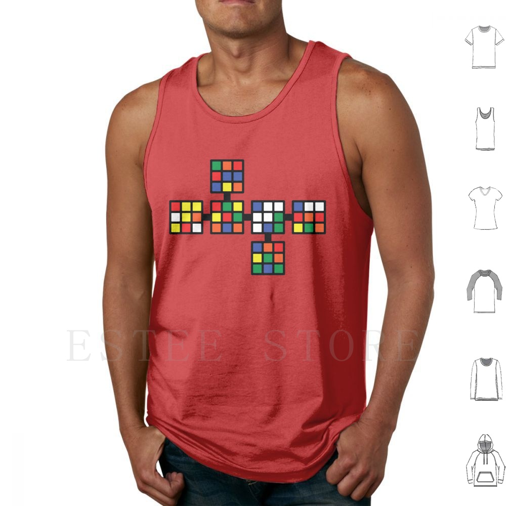 Tank Tops Vest Sleeveless Cube - 3D Printing Nerd 리뷰 및 가격