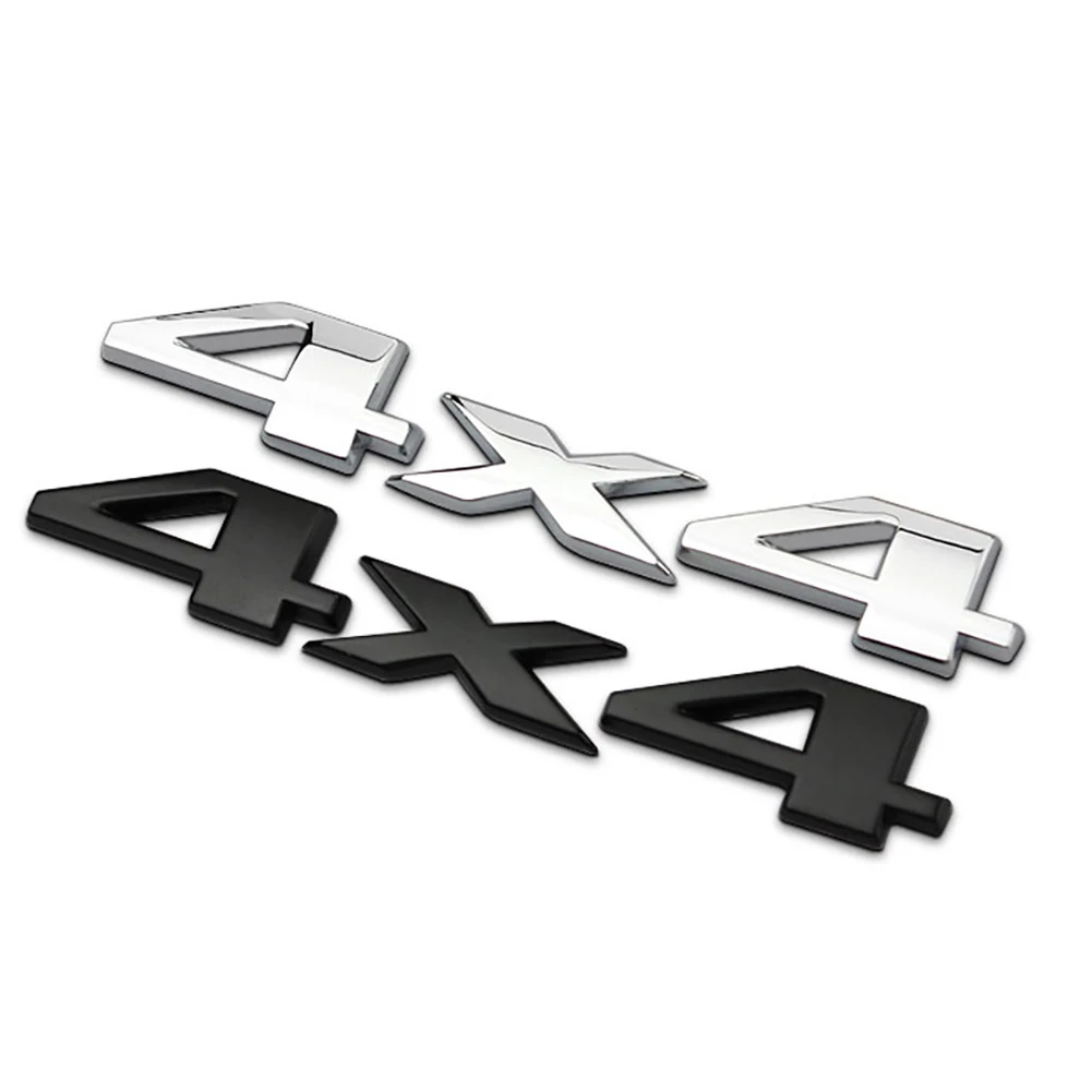 1Pcs Car 3D Metal Stickers 4WD - 3D Printing Online 리뷰 및 가격