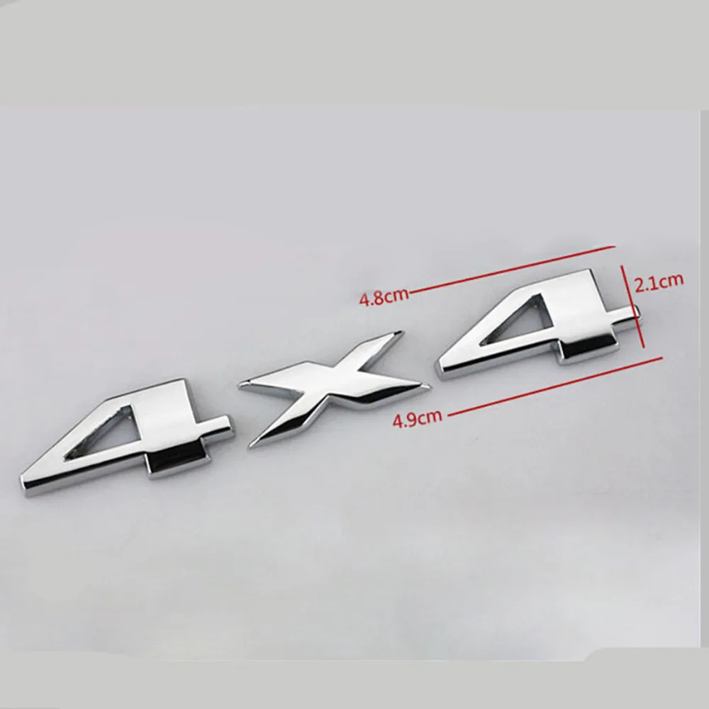 1Pcs Car 3D Metal Stickers 4WD - 3D Printing Online 리뷰 및 가격