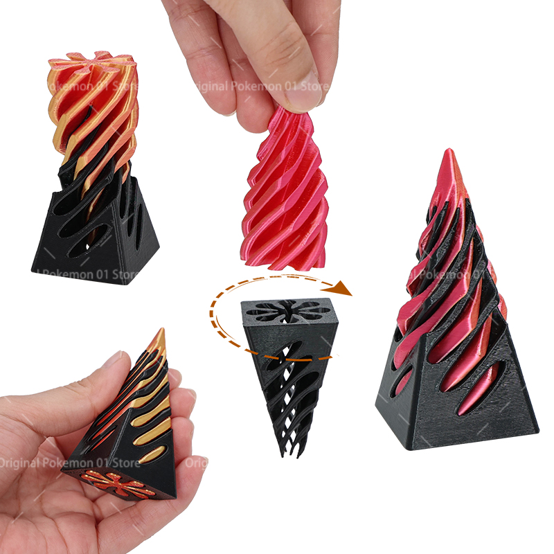 3D Printed Spiral Cone Fidget  - 3D Printing Ghosting 리뷰 및 가격