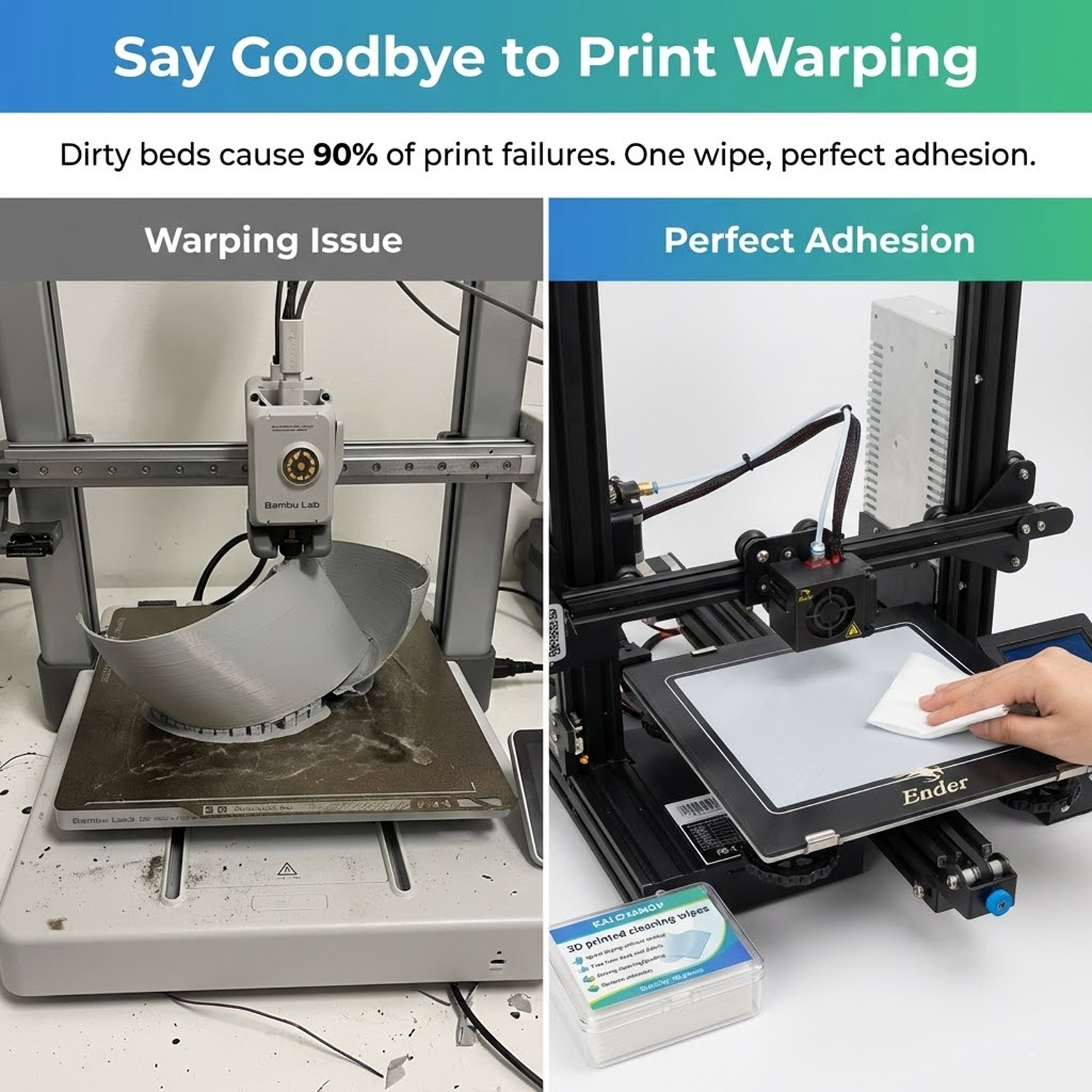 3D Printer Bed Cleaning Wipes  - 3D Printing Glue Stick 리뷰 및 가격